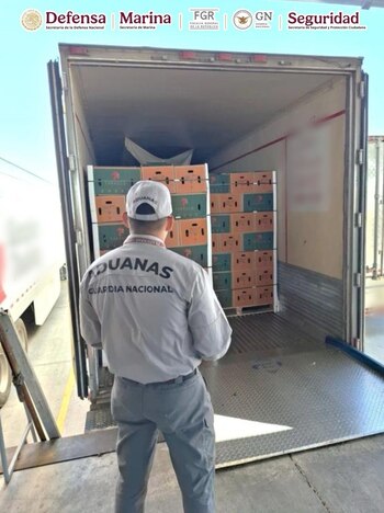 La metanfetamina estaba oculta en