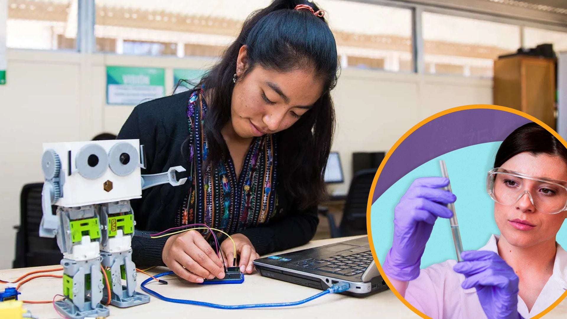 El programa busca contribuir a la mejora de las habilidades en emprendimiento e innovación de más mujeres en STEM. - Crédito: Andina