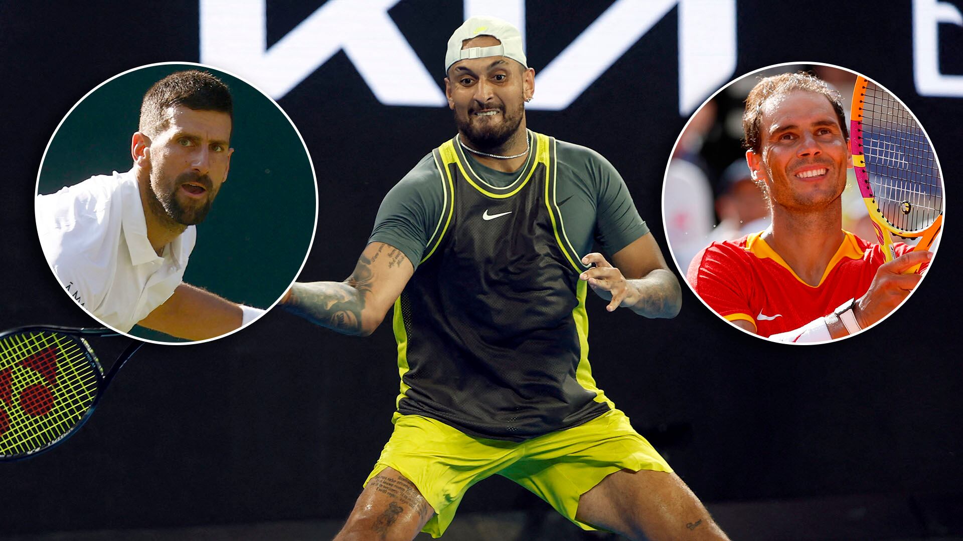 Además de criticar a Nadal, Kyrgios dejó a entrever un hipotético retiro de Djokovic (REUTERS/Francis Mascarenhas)