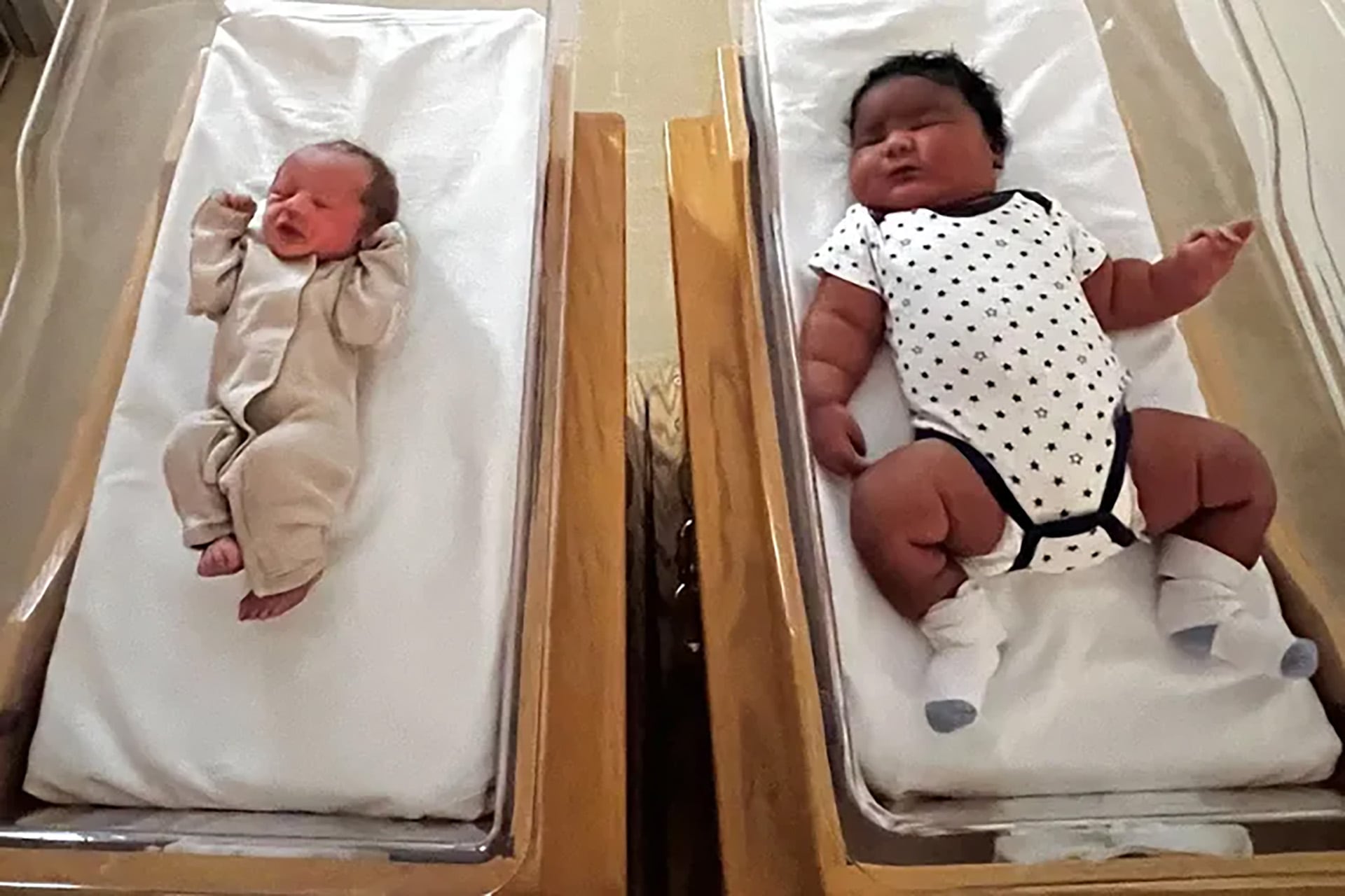 El hospital de Nueva York recibió al bebé más grande de su historia El hospital de Nueva York recibió al bebé más grande de su historia