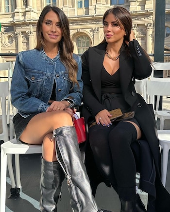 Antonela Roccuzzo y Daniella Semaan
