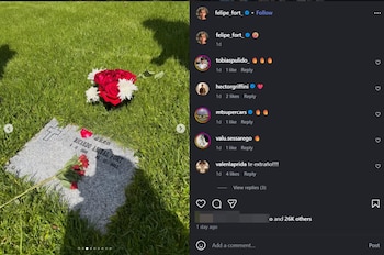 Se conoció el estado de la tumba de Ricardo Fort a casi 13 años de su muerte: la foto