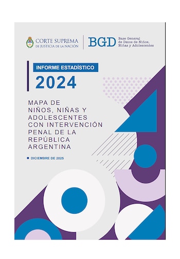Portada del informe estadístico publicado