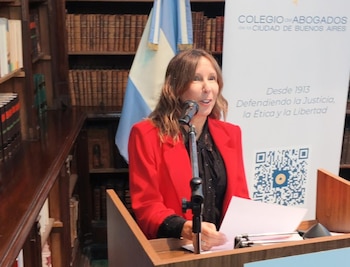 Fernanda Mierez, presidente del Colegio de Abogados de la Ciudad de Buenos Aires (CACBA)