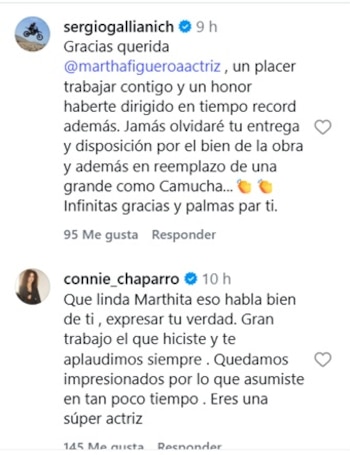 Sergio Galliani y Connie Chaparro