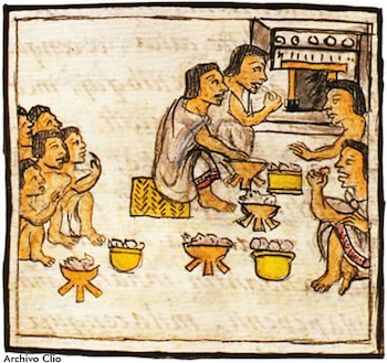 El humo del chile se