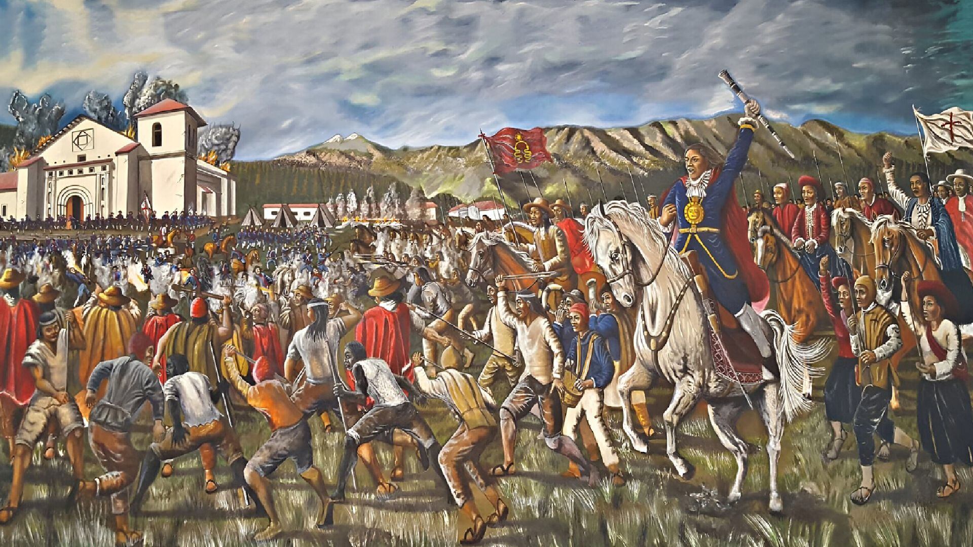 La Batalla de Sangarará, crucial en la rebelión indígena, destacó por la decisiva victoria de las fuerzas de Túpac Amaru, resaltando la lucha por la libertad en el Perú colonial. (Pedro Osorio Chávez)