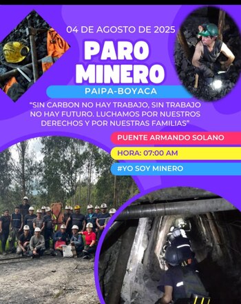 La protesta en Paipa reúne