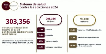 Principales condiciones de salud mental