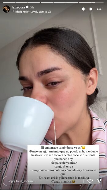 La creadora de contenido afirmó