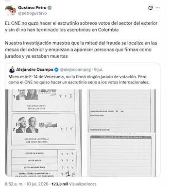 - crédito @petrogustavo/X