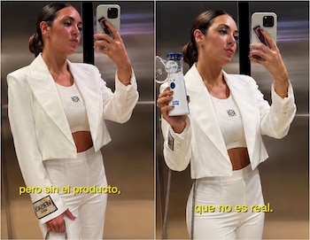 Las dos fotos de Floppy Tesouro: una real, otra fake