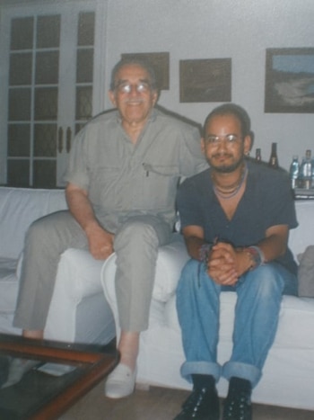 Gabriel García Márquez y Álvaro Castillo Granada.