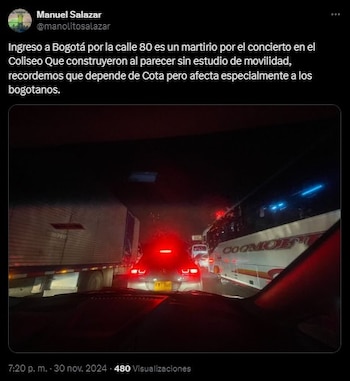 Siguen los trancones en la