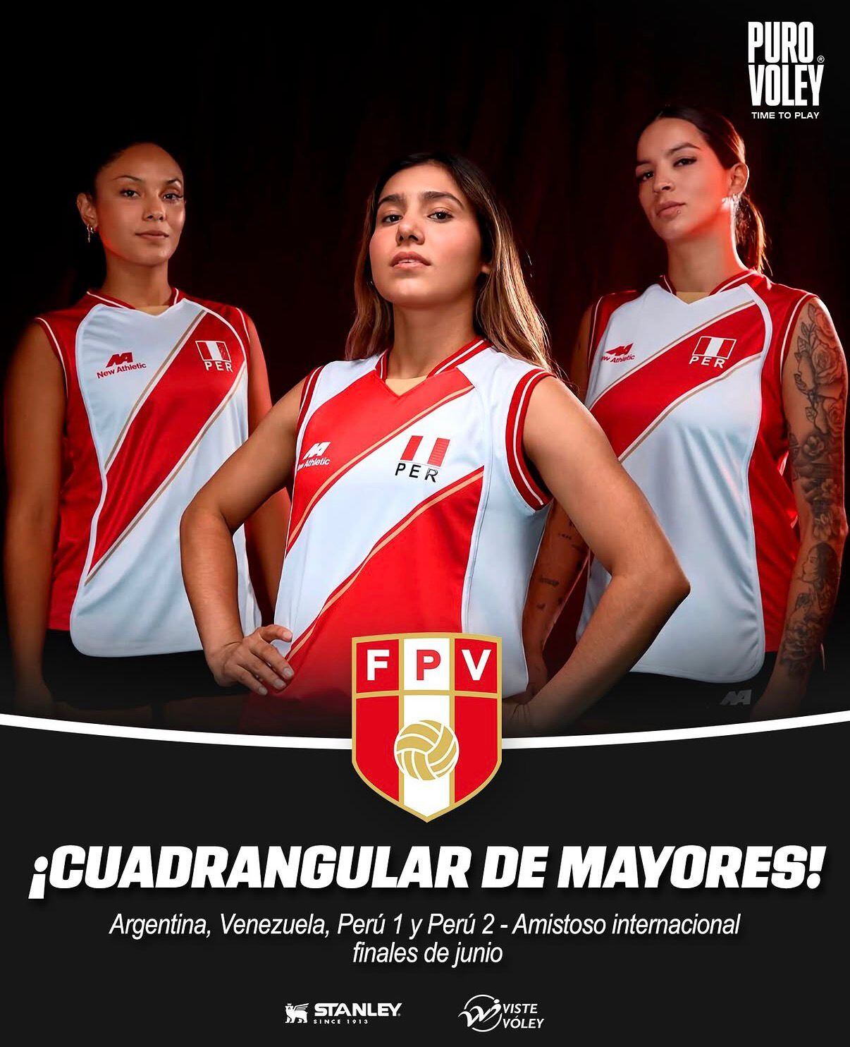 La selección peruana de vóley presentará dos equipos en torneo amistoso previo a la Copa Sudamericana 2026. Créditos: Puro Vóley / Instagram.