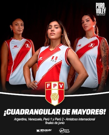 La selección peruana de vóley presentará dos equipos en torneo amistoso previo a la Copa Sudamericana 2026.