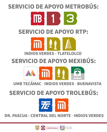 Transporte alterno tras accidente