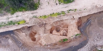 Imágenes del yacimiento arqueológico de