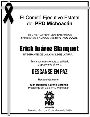 Erik Juárez Blanquet se había