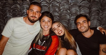 Keno, Valery, Antonieta y Pascal,