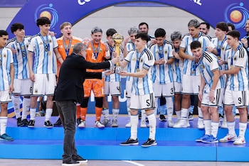Argentina es tricampeón del Sudamericano Sub 17 de futsal