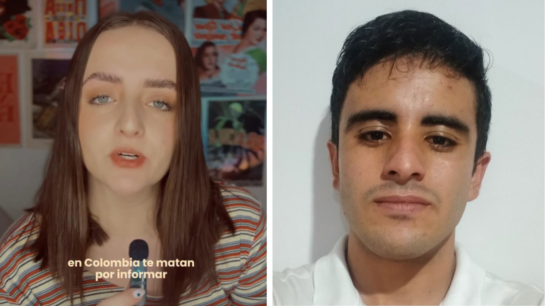 La historiadora y creadora de contenido hizo una revisión de los factores y épocas en los que la situación para los periodistas en Colombia se agravó - créditos @historiademelocoton/IG | Mateo Pérez Rueda/Facebook