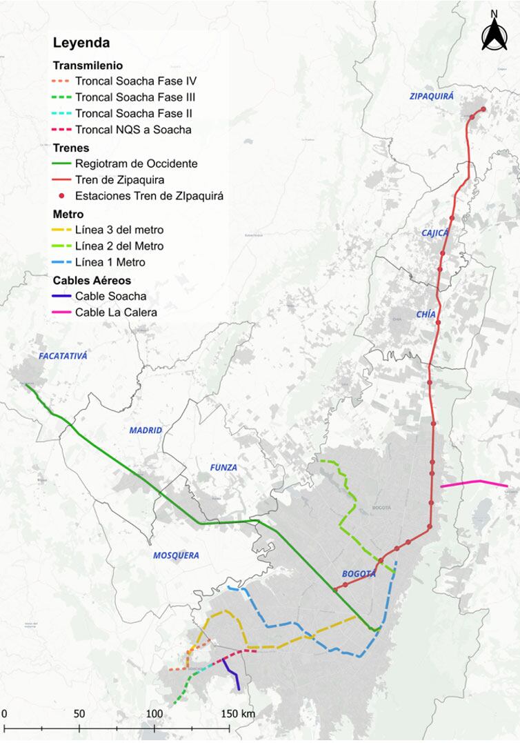 El tren eléctrico de Zipaquirá movilizará a más de 187.000 pasajeros diarios y reducirá hasta 60 minutos de viaje por persona - crédito DNP
