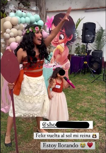 Samahara Lobatón celebró el cumpleaños