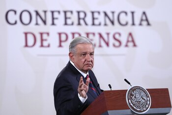 El presidente de México, Andrés