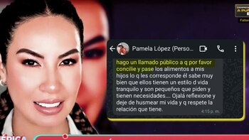 Pamela López pide a Christian