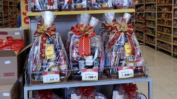 La entrega de canastas navideñas