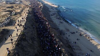 VÍDEO: Unos 300.000 palestinos han