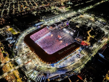 El acceso al Estadio GNP Seguros para los conciertos iniciará entre las 16:30 y 17:00 horas, y el espectáculo principal se extenderá hasta las 23:00 o 23:30 horas. (X/@EstadioGNP)