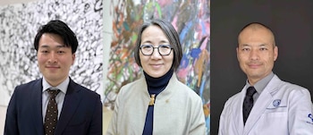 (izq.) Taiga Muramoto, Prof. Satomi