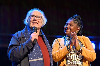 Francia Márquez con Adolfo Pérez