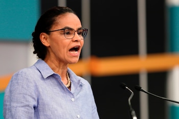 En la imagen, Marina Silva,