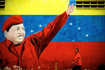 Un mural en Caracas con