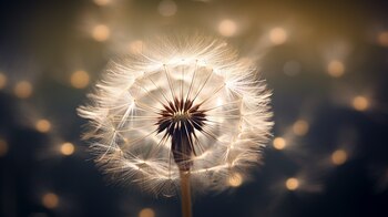 El diente de león actúa