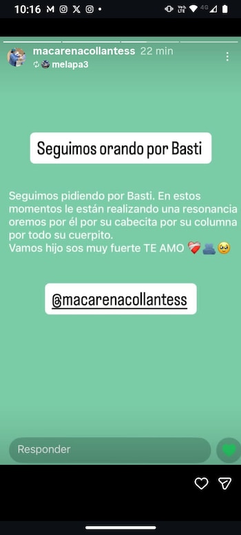 El mensaje de la mamá