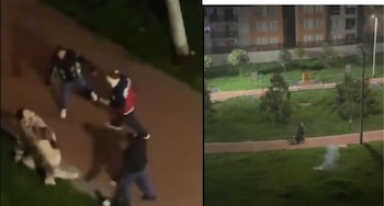 Una pelea en Bogotá ocurrió