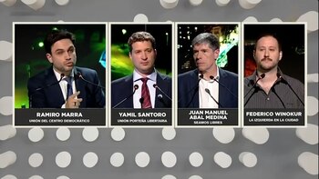 Ramiro Marra en el debate