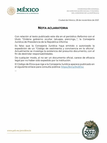 La Coordinación General de Comunicación