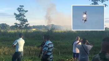Grave accidente aéreo en el