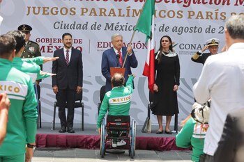 Los atletas paralímpicos se dieron