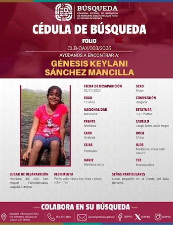 Autoridades de Oaxaca intensifican búsqueda