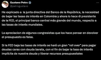El gobernante habló sobre la