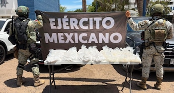 Droga asegurada a los adolescentes. Crédito: SSP Sinaloa
