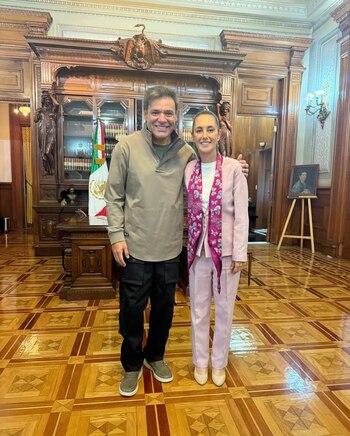 Claudia Sheinbaum y Grupo Intocable