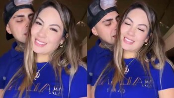 Pamela López se luce cariñosa