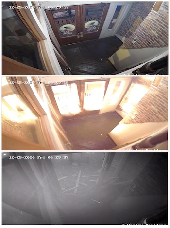 La cámara de un edificio